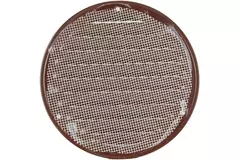 Metalen ventilatierooster rond 100 mm bruin - MR100B - RAL8016