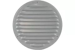 Metalen ventilatierooster rond Ø160 mm grijs - MR160P - RAL9006