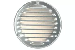 Metalen ventilatierooster rond Ø 125mm zink - MR125ZN