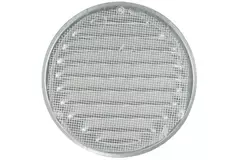 Metalen ventilatierooster rond Ø 125mm zink - MR125ZN