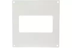 Rechthoekige kunststof muurflens 110x55 - KF