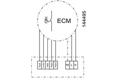 Ventilateur de caisson débit d'air extérieur du moteur - MPC 225 EC T30