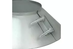 Spiro Stormkraag Ø 180mm - Gegalvaniseerd