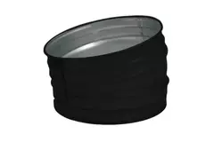 Spiro bocht 100 mm 15 graden (sendz. verz.) RAL9005