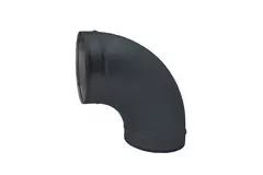 Spiro bocht 125 mm 90 graden (sendz. verz.) RAL7016
