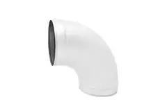 Spiro bocht 160 mm 90 graden (sendz. verz.) RAL9010