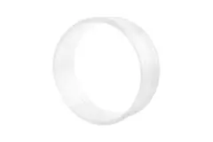 Spiro verbindingstuk voor buis 150 mm (sendz. verz.) RAL9010