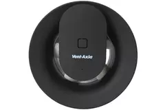 Badkamer ventilator Svara met timer, vocht- en lichtsensor 100-125mm (app-gestuurd) ZWART