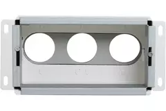 Vent -Axia Uniflexplus wandcollector achteraansluiting 3 x Ø69mm Incl. 2 x afdichtdeksels Ø69mm