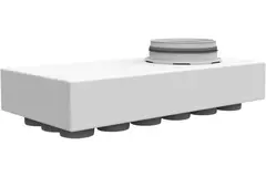 Vent-Axia Uniflexplus hoofdverdeler 18 x Ø69mm onderaansluiting Tuit Ø180mm