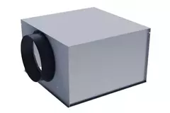 Diffuseur de plafond réglable et perforé pour extraction 594x594 - raccordement latéral plénum non isolé Ø 125 mm