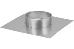 Afdekplaat diameter  150 mm met opstand I304 (D0,6)