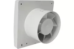 Badkamerventilator Ø 100 mm Wit met automatische sluitklep, timer en vochtsensor - luxe X100ZHT