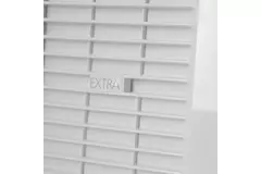 Badkamerventilator Ø 100 mm Wit met automatische sluitklep, timer en vochtsensor - luxe X100ZHT