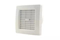 Badkamerventilator Ø 120 mm Wit met automatische sluitklep - luxe X120Z