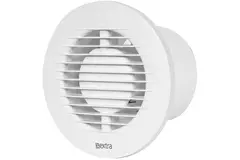 Badkamer ventilator rond Ø 100 mm wit - basis EA100