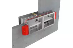 Brandklep rechthoekig eindeloopcontact - E-FD40 1400x800 R S