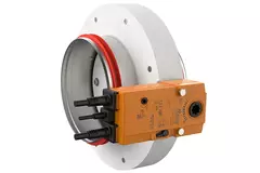 Brandklep rond compact 100 mm servomotor 24V - E-FDC DD M24 D100