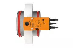 Brandklep rond compact 100 mm servomotor 230V - E-FDC DD M230 D100