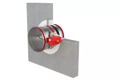 Brandklep rond 100 mm servomotor 24V - E-FDC25 D100 M24 S