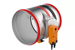 Brandklep rond 100 mm servomotor 24V - E-FDC25 D100 M24 S