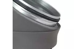 Thermoduct 13mm bocht diameter 450 mm 30 graden geisoleerd