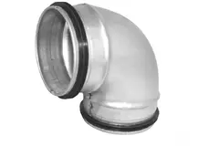Korte ronde spiro bocht 90° Ø 125mm voor spirobuis