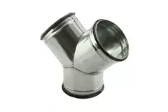 Broekstuk 45° Ø 100mm - 100mm voor spirobuis