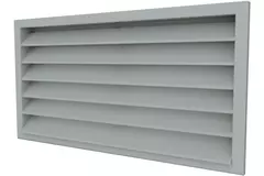 Grille murale extérieure en acier galvanisé 1000x300