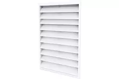 Buitenmuurrooster aluminium 500x1600 - RAL 9003