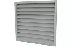 Grille murale extérieure en acier galvanisé 300x300