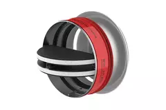 Brandvlinderklep rond 100mm met ventilatieventiel - E-BFDC V EI120S D100