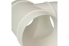 Rond kunststof T-stuk diameter: 100 mm AT100