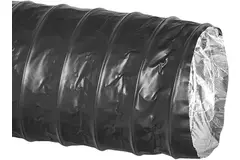 Combidec ventilatieslang aluminium met polyester buitenlaag ZWART Ø 200 mm (10 meter)