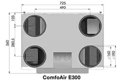 Zehnder Stork ComfoAir E300 LP