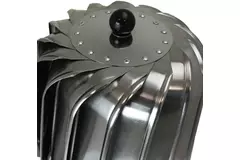 Windgedreven dakventilator Cowl Oblong 150 mm RVS inclusief plakplaat - 325m3/h
