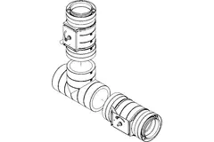 Geïsoleerde regelklep EPS diameter 125mm