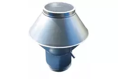 Capuchon déflecteur rond 500 mm (acier inoxydable / INOX)