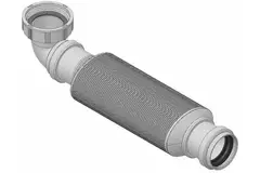 Sifon plat voor Duco WTW DucoBox Energy