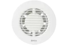 Badkamer ventilator rond Ø 100 mm wit - basis EA100