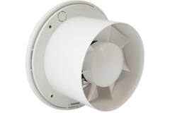 Badkamer ventilator rond Ø 125 mm wit met timer - EA125T