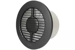 Badkamer ventilator rond Ø 125 mm antraciet - basis EA125A