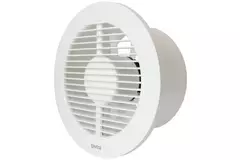 Badkamer ventilator rond Ø 150 mm wit - basis EA150