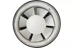 Badkamer ventilator rond Ø 125 mm antraciet - design EAT125A