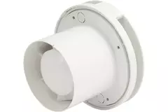 Badkamer ventilator rond Ø 125 mm wit - design EAT125