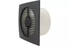 Badkamerventilator met diameter 150 mm - antraciet - standaard EE150A