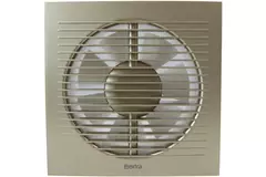 Badkamer ventilator Ø 100 mm Goud met trekkoord en stekker - EE100WPG
