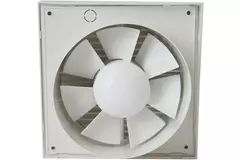 Badkamerventilator Ø 100 mm wit met timer en vochtigheidssensor - Design EET100HT