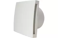 Badkamerventilator Ø 100 mm wit met timer en vochtigheidssensor - Design EET100HT
