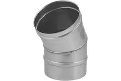 Tube de poêle en acier inoxydable à simple paroi coudé à 30° - Ø 200 mm